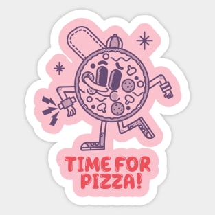 Time for Pizza Sticker